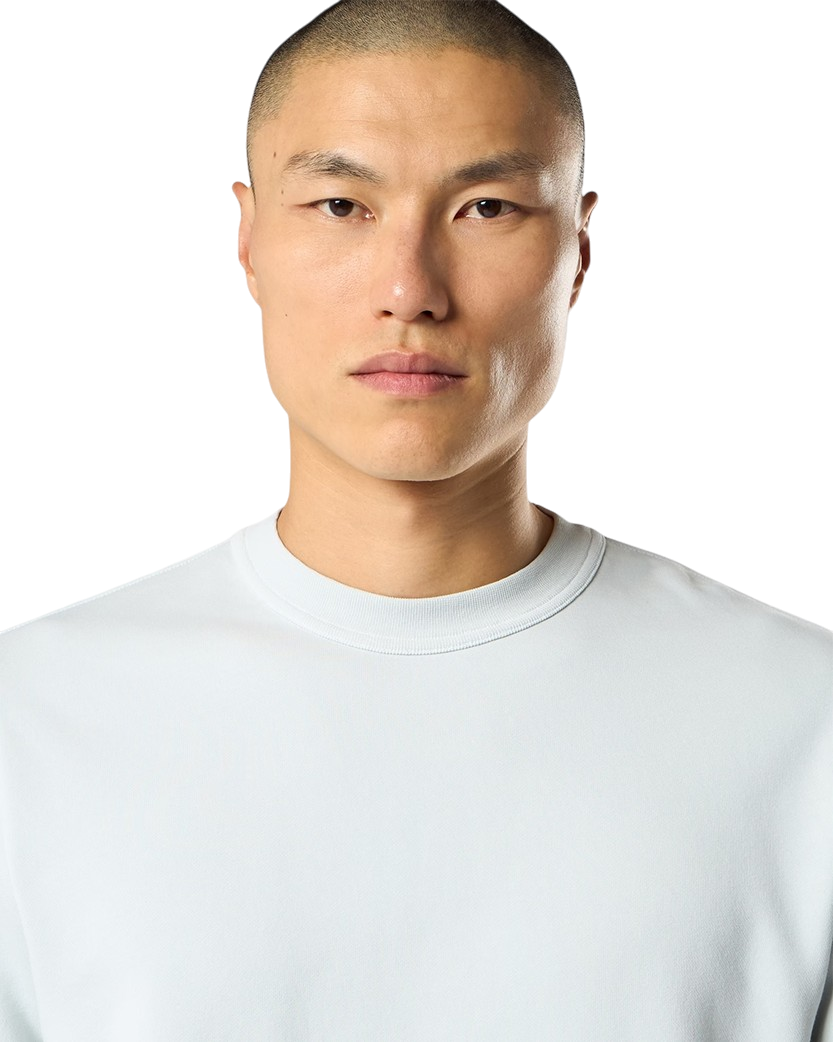 Stone Island 6100019 COTTON FLEECE Sweatshirt Sky Blue