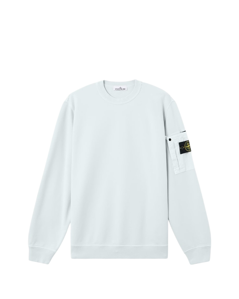 Stone Island 6100019 COTTON FLEECE Sweatshirt Sky Blue