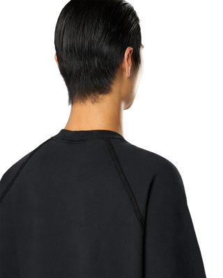 Stone Island 6100022 BRUSHED ORGANIC COTTON FLEECE Sweatshirt Black