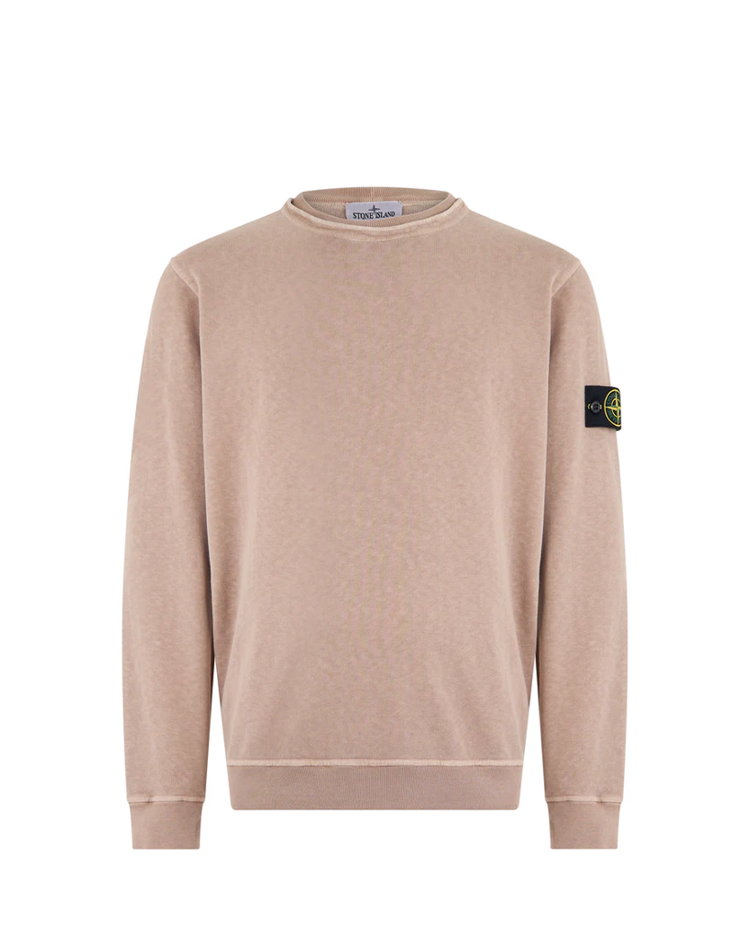 Stone Island 6100034 MALFILE FLEECE 'OLD' EFFECT Sweatshirt Beige
