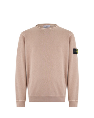 Stone Island 6100034 MALFILE FLEECE 'OLD' EFFECT Sweatshirt Beige