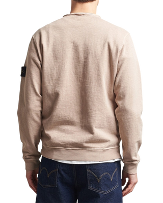 Stone Island 6100034 MALFILE FLEECE 'OLD' EFFECT Sweatshirt Beige