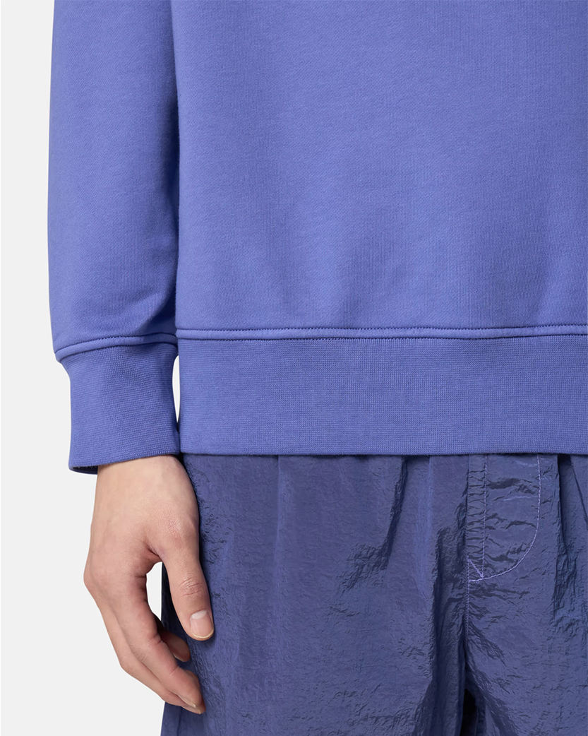 Stone Island 6100044 Organic Cotton Fleece Sweatshirt Lavender