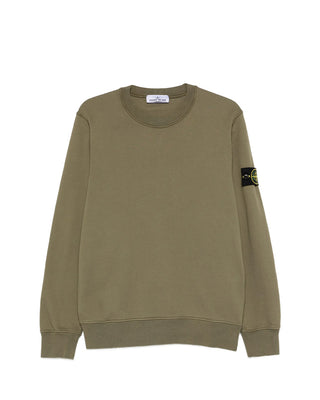 Stone Island 6100060 ORGANIC COTTON FLEECE Sweatshirt Military Green