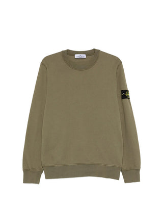 Stone Island 6100060 ORGANIC COTTON FLEECE Sweatshirt Military Green