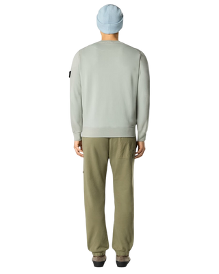 Stone Island 6100060 ORGANIC COTTON FLEECE Sweatshirt Sage Green