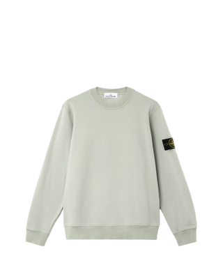 Stone Island 6100060 ORGANIC COTTON FLEECE Sweatshirt Sage Green