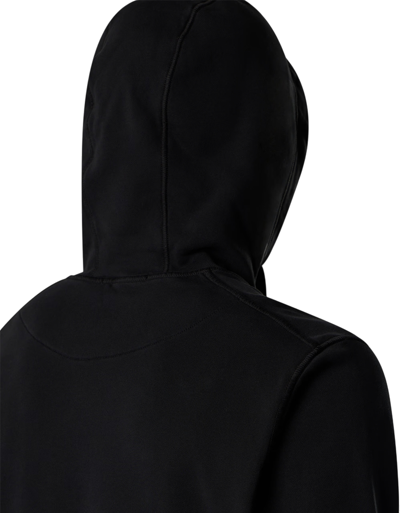 Stone Island 6100062 ORGANIC COTTON FLEECE Hoodie Black