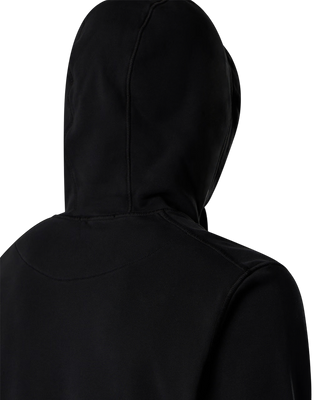 Stone Island 6100062 ORGANIC COTTON FLEECE Hoodie Black