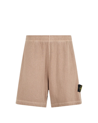 Stone Island 6200014 MALFILE FLEECE 'OLD' EFFECT Loose Shorts Beige