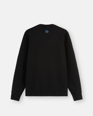 Stone Island 66182 Cotton Fleece Sweatshirt Black