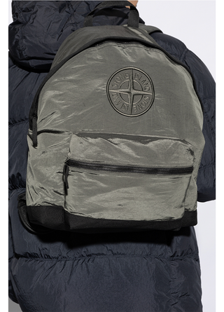 Stone Island 90776 Nylon Metal Econyl Backpack Olive