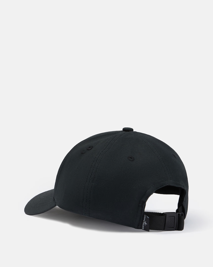 Stone Island 9100013 Cotton Reps Baseball Cap Compass Black