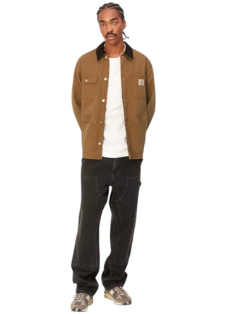 Carhartt Wip Michigan Coat Black Hamilton Brown