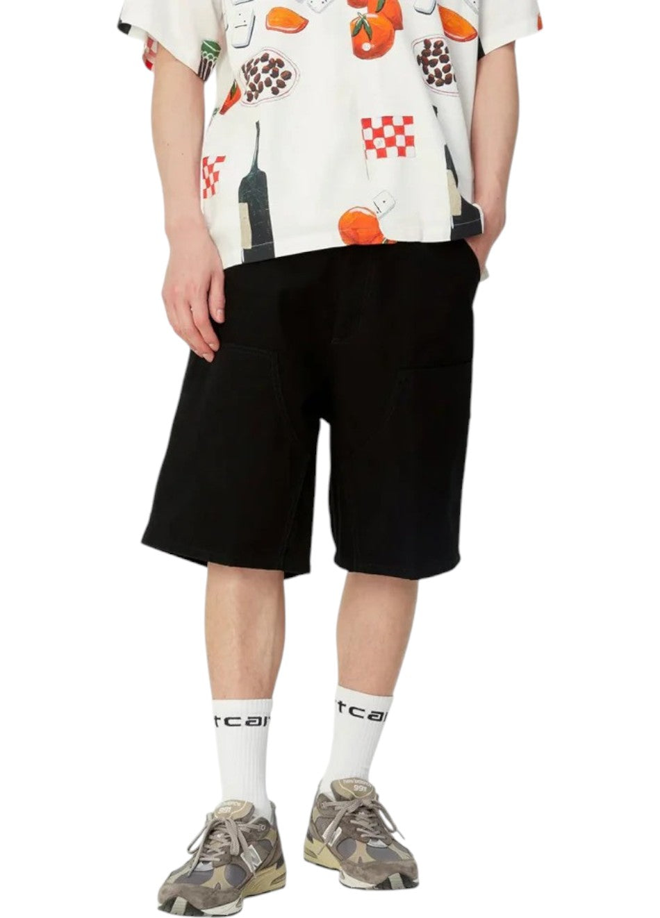 Carhartt WIP Double Knee Short Black