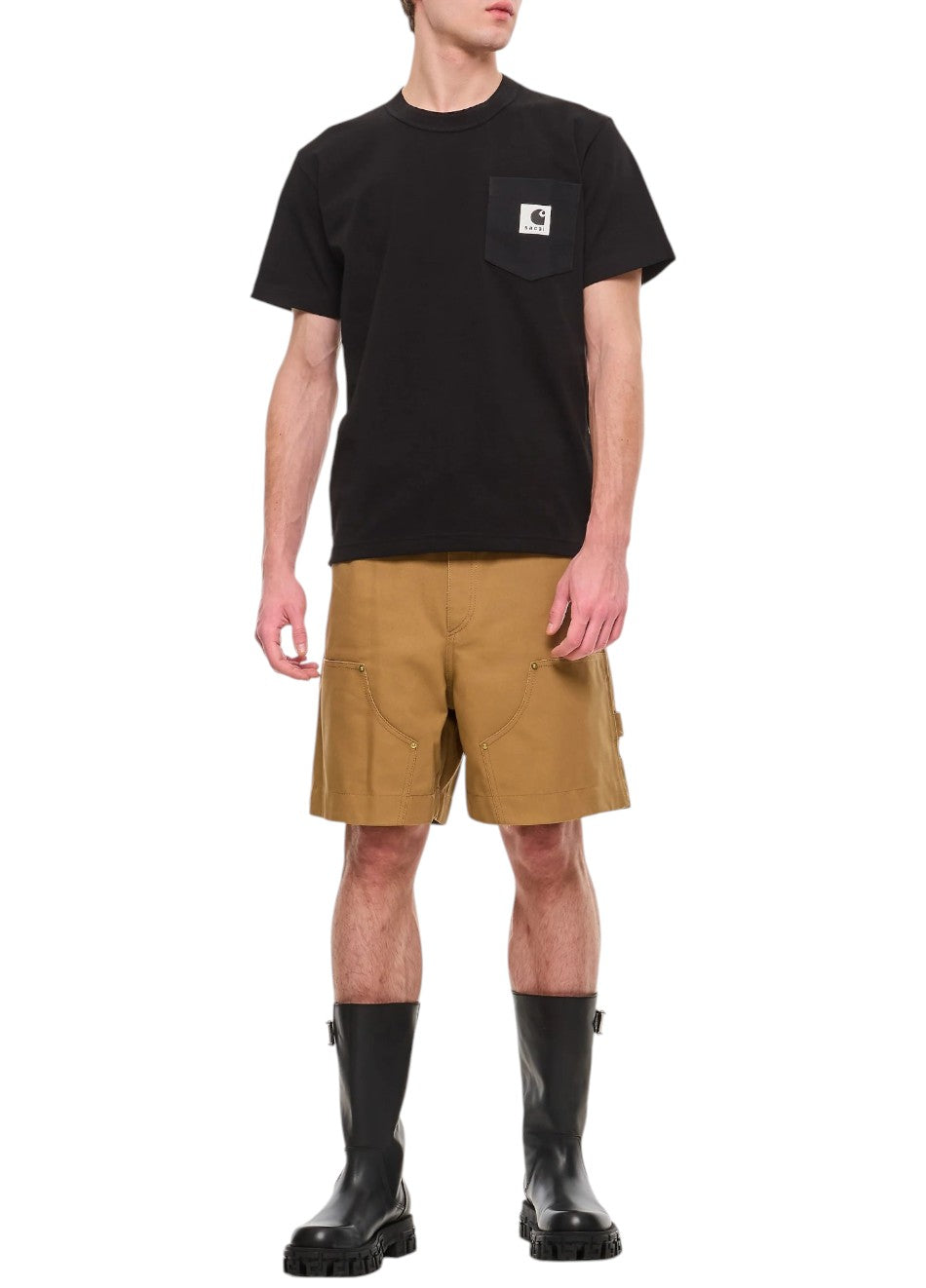Carhartt WIP x Sacai Cotton T-Shirt Black