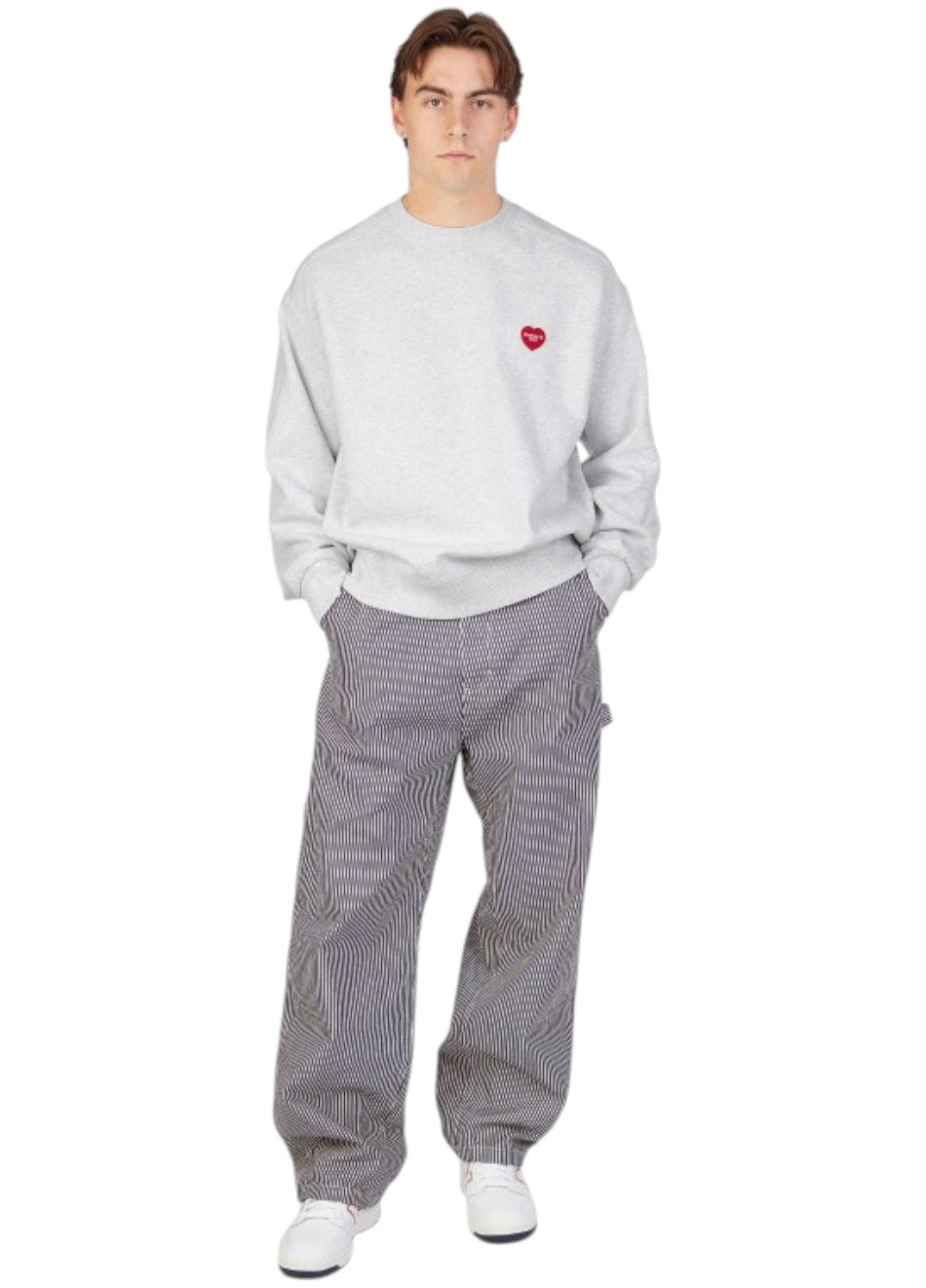 Carhartt WIP Heart Patch Sweat Grey