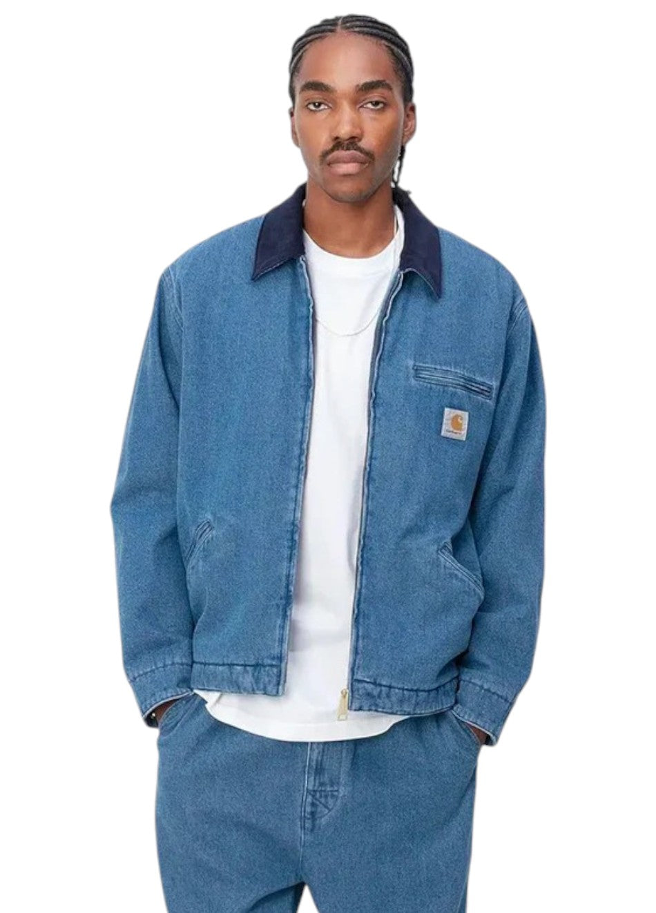 Carhartt WIP OG Detroit Jacket (Winter) Stone Washed Blue