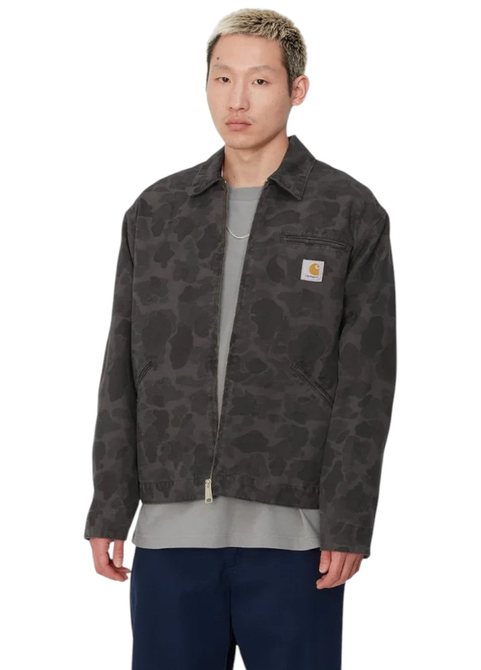 Carhartt WIP Duck Detroit Jacket Camo Green Graphite