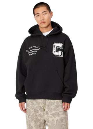 Carhartt WIP Hooded Brown Ducks Sweatshirt Black