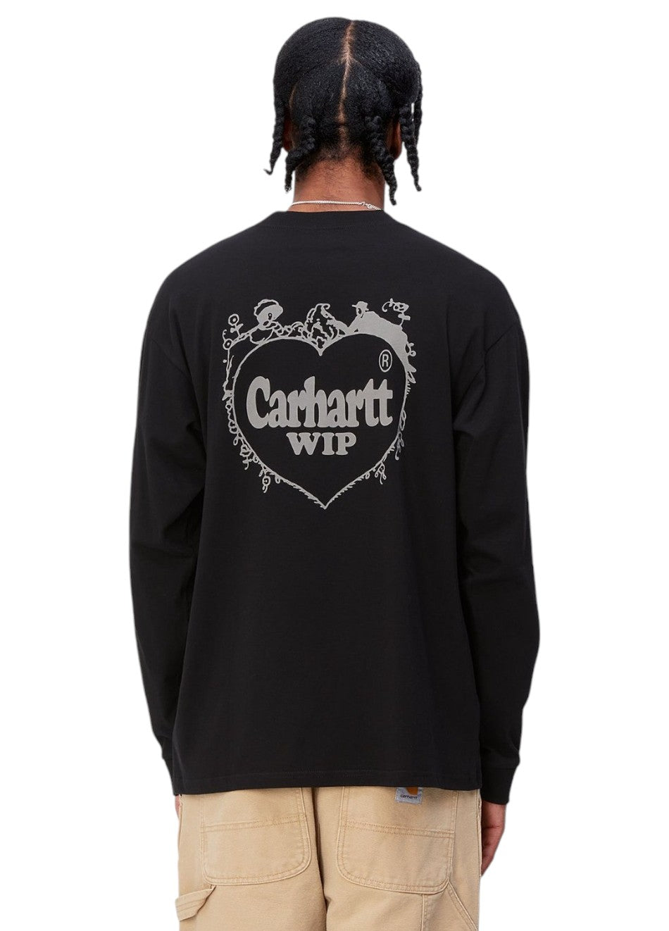 Carhartt WIP L/S Spree T-Shirt Black/Grey