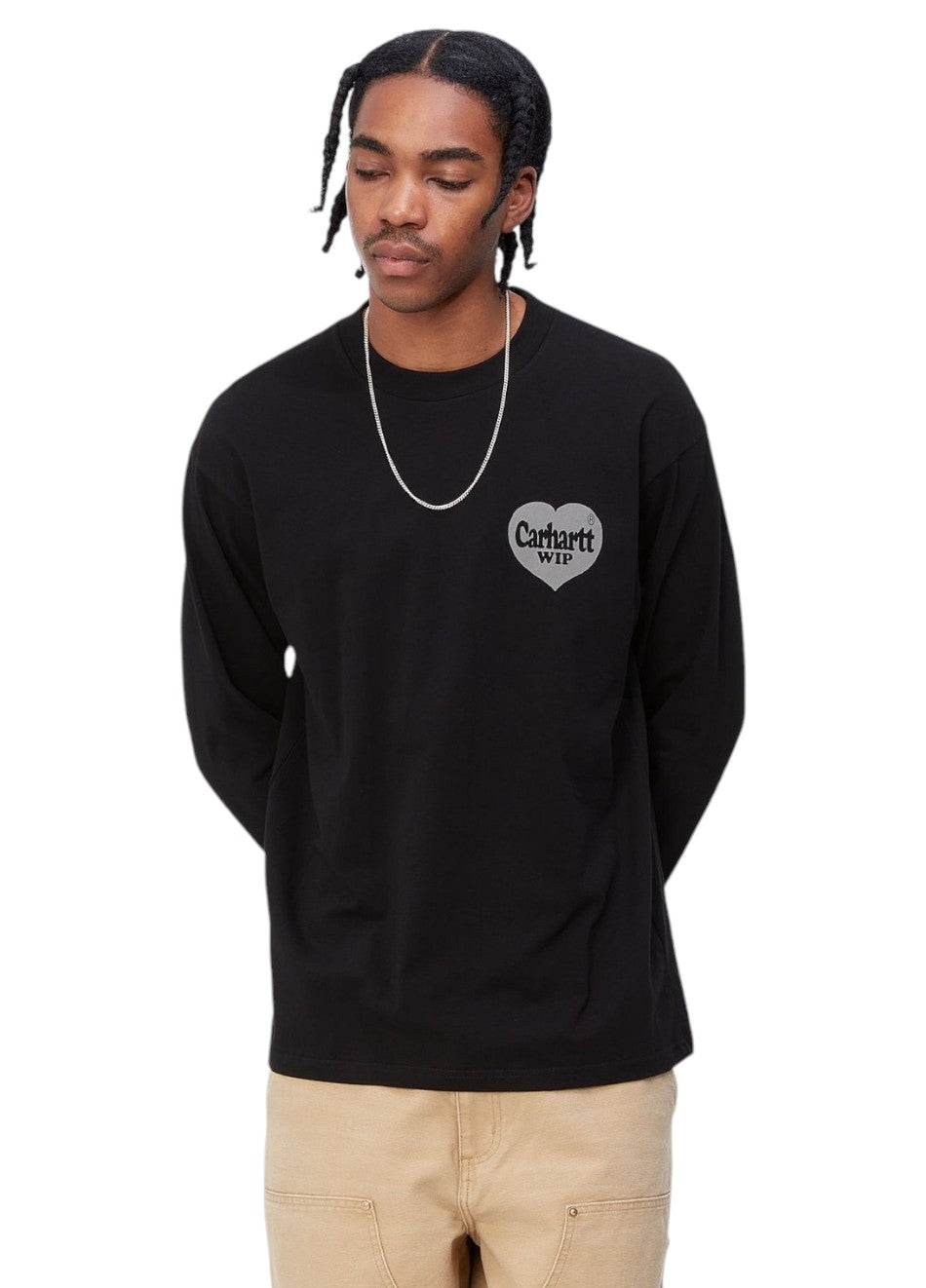 Carhartt WIP L/S Spree T-Shirt Black/Grey