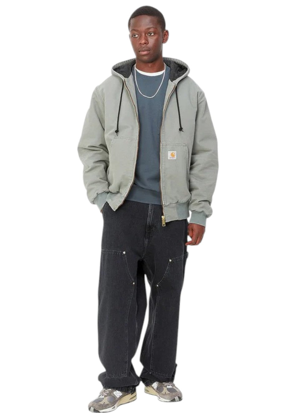 Carhartt WIP OG Active Jacket Aged Canvas Smoke Green