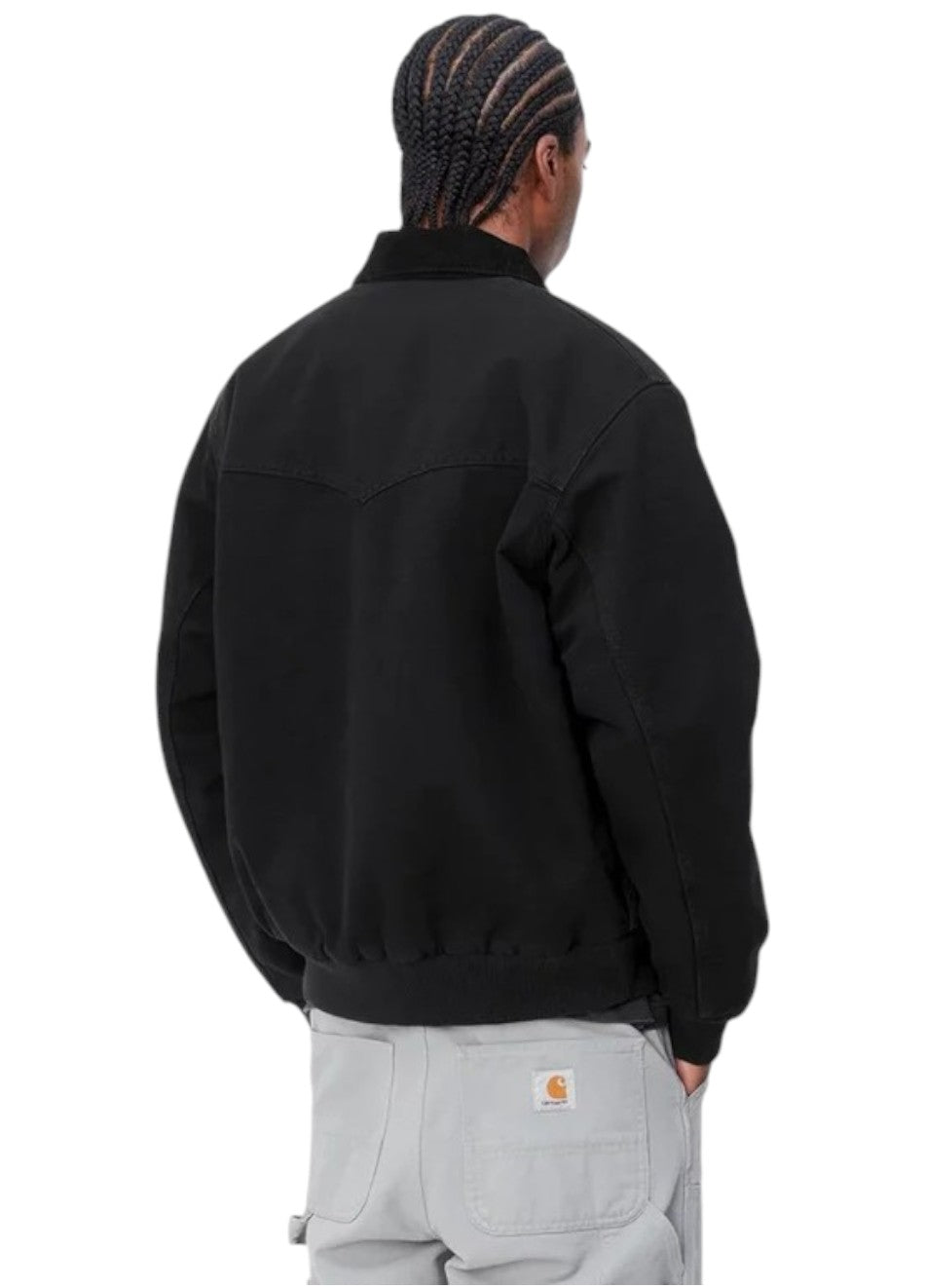 Carhartt WIP OG Santa Fe Jacket Aged Canvas Black
