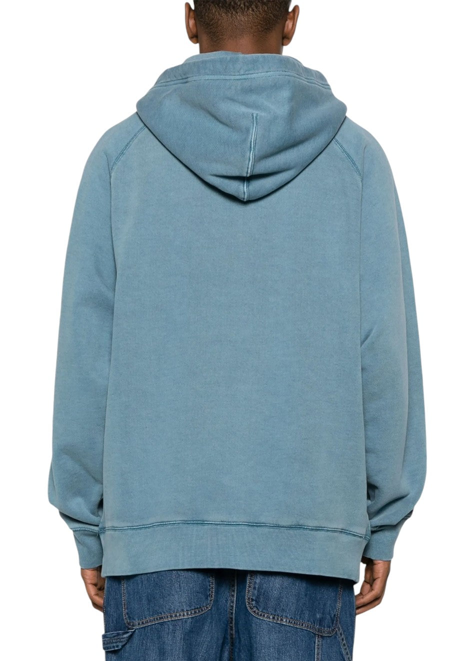 Carhartt WIP Hooded Taos Sweat Garment Dyed Blue