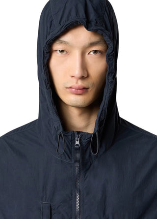 Stone Island 4100032 Nylon SMERIGLIATO Ghost Jacket Navy Blue