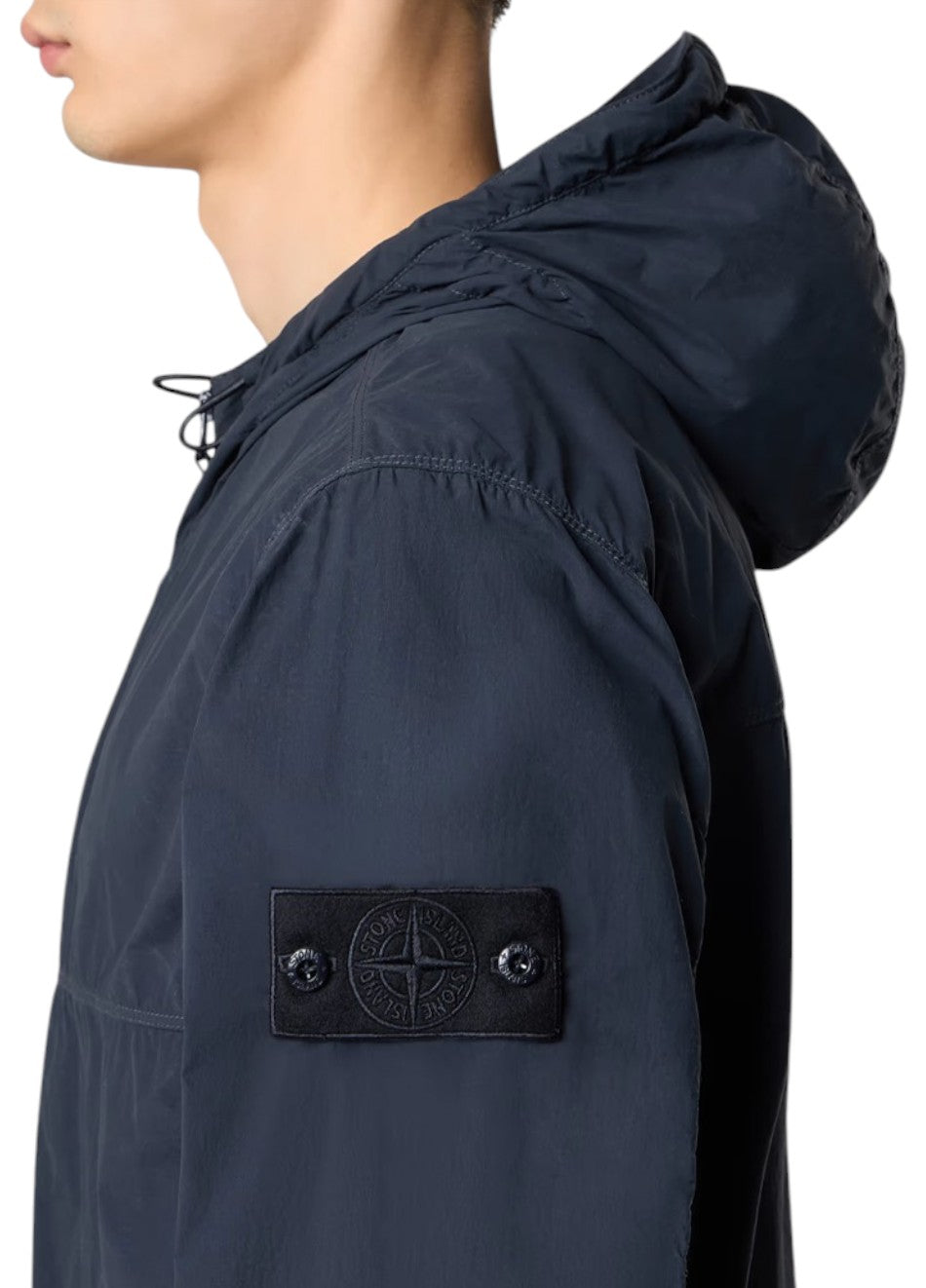 Stone Island 4100032 Nylon SMERIGLIATO Ghost Jacket Navy Blue