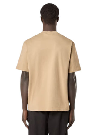 Stone Island 2100034 Organic Cotton Jersey Compass Patch T-Shirt Beige