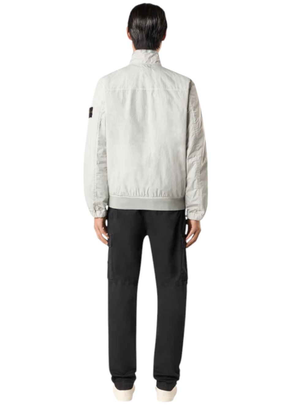 Stone Island 4100037 CRINKLE REPS R-NY Jacket Pearl Grey