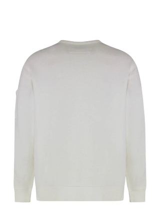 C.P. Company Cotton Crew-Neck Sweatshirt White 18CMSS266A110337O