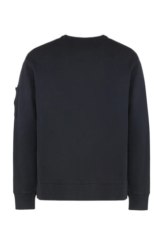 C.P. Company Cotton Crew-Neck Sweatshirt Blue 18CMSS266A110337O