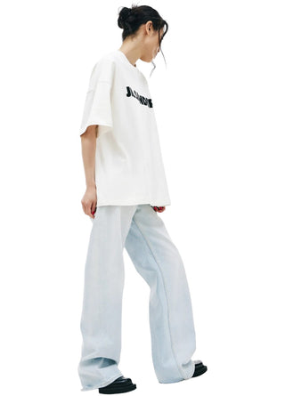 Jil Sander Logo Print T-shirt White
