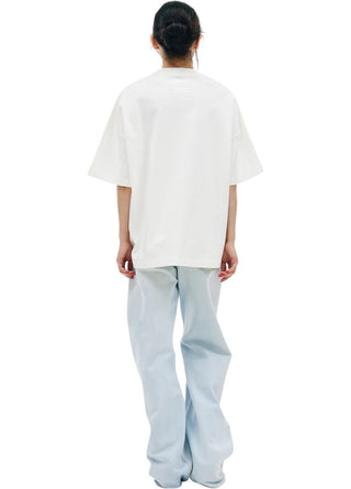 Jil Sander Logo Print T-shirt White