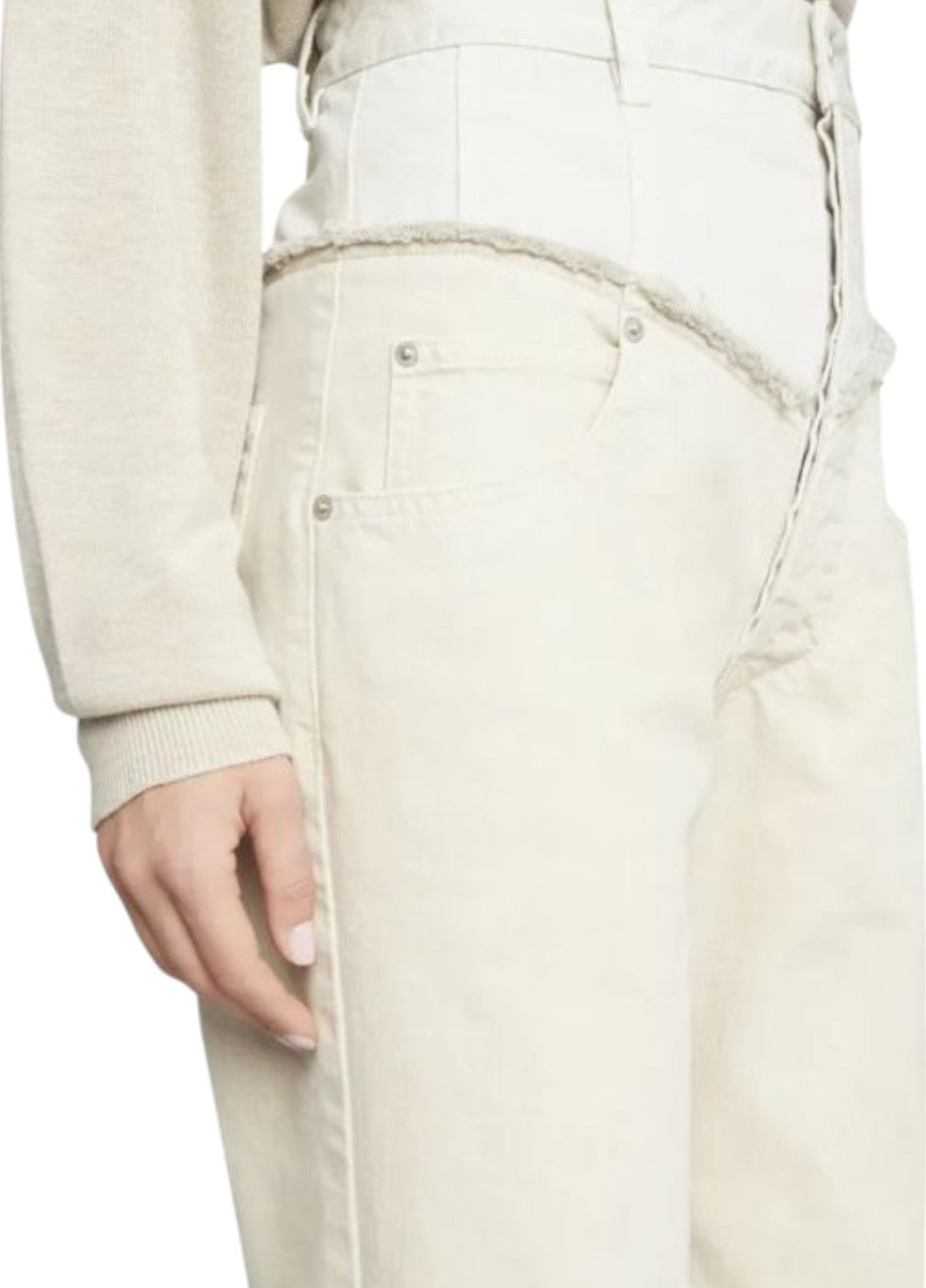 Isabel Marant Noemie Jeans White