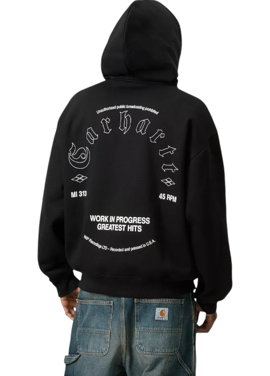 Carhartt WIP Greatest Hits Hoodie Black