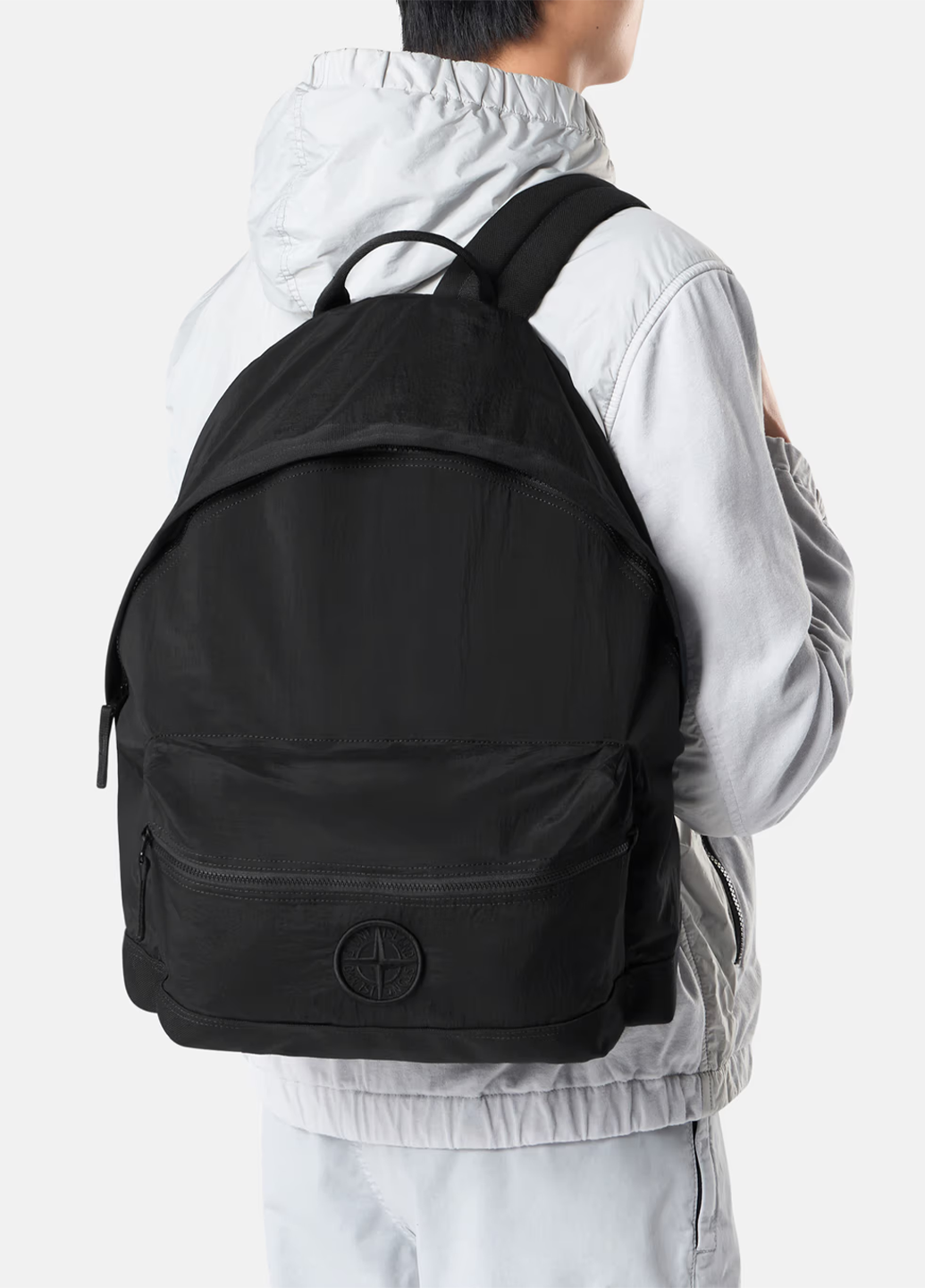 Stone Island 9200009 Nylon Metal Padded Backpack Black