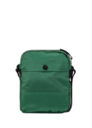 Stone Island 9200015 COATED NYLON METAL IN ECONYL® Pouch Bag Malachite Green