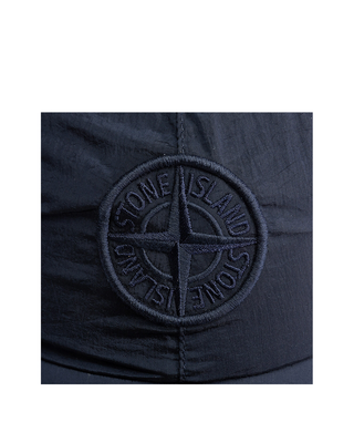 Stone Island 99576 Econyl Regenerated Nylon 6-Panel Cap Navy