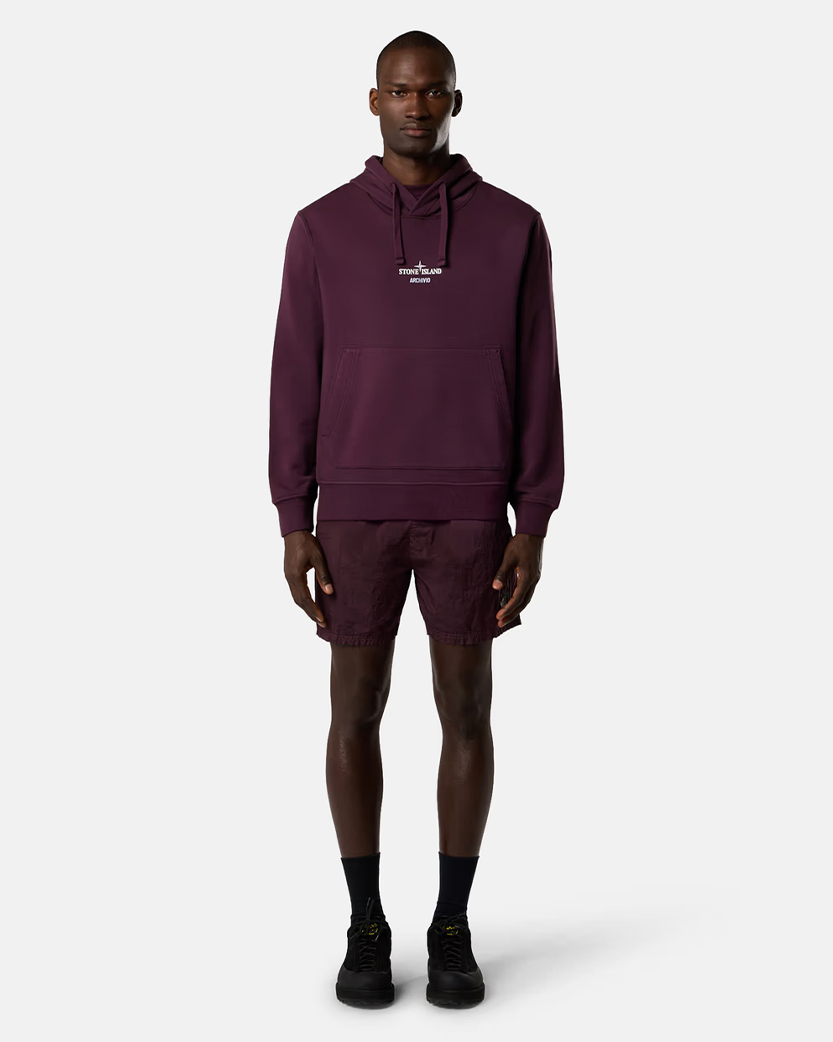 Stone Island B100004 Nylon Metal Swim Shorts Amaranth