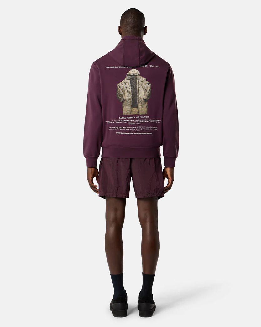 Stone Island B100004 Nylon Metal Swim Shorts Amaranth
