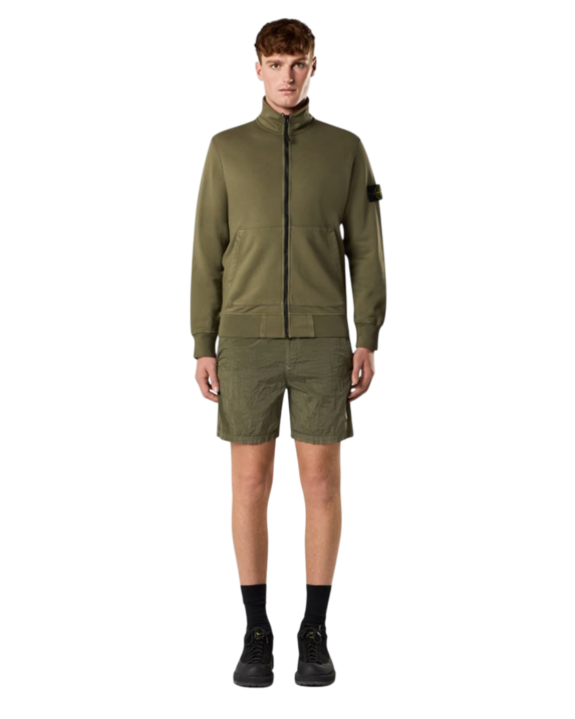 Stone Island B100004 Nylon Metal Swim Shorts Military Green