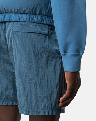 Stone Island B100004 Nylon Metal Swim Shorts Steel Blue