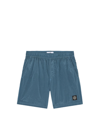 Stone Island B100004 Nylon Metal Swim Shorts Steel Blue