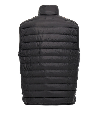 Stone Island G0724 Loom Woven Chambers R-Nylon Down-TC Vest Black