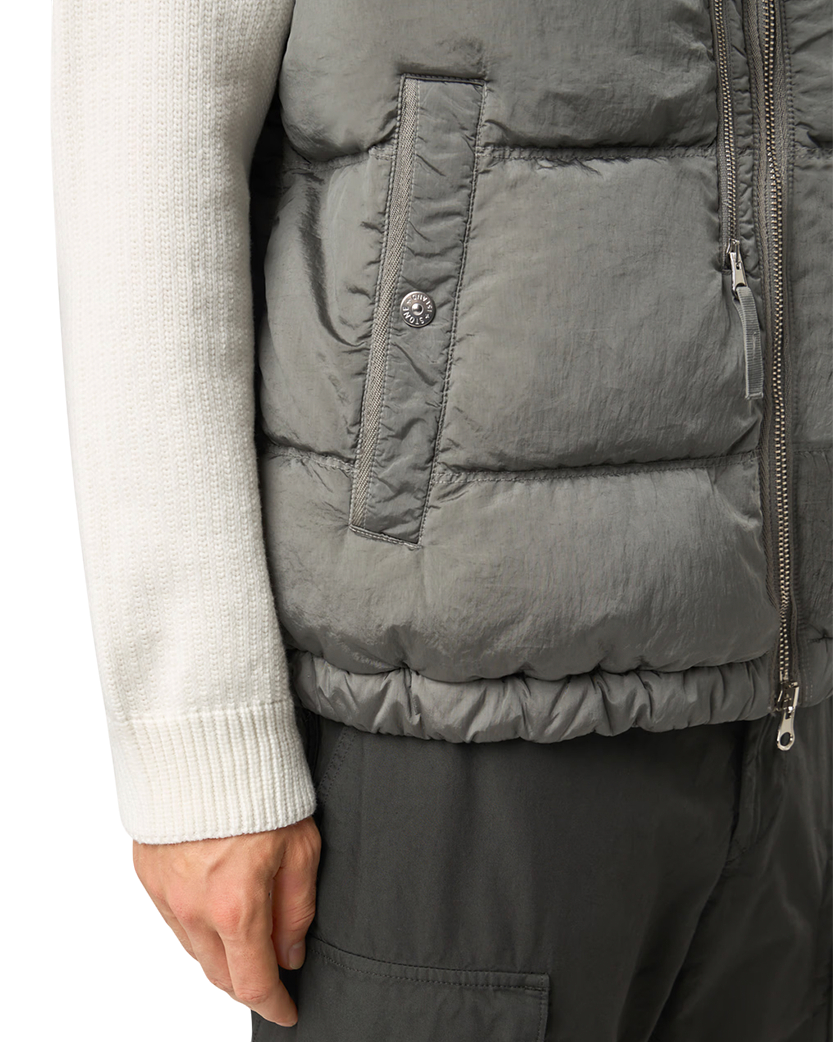 Stone Island G100006 NYLON METAL Down Vest Grey