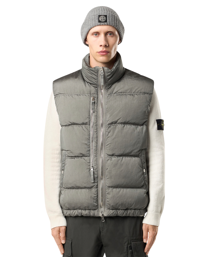 Stone Island G100006 NYLON METAL Down Vest Grey